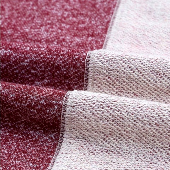 🌵Aztec/Tribal Print Color Block Hooded Sweatshirt Kangaroo Pocket - Picture 14 of 16